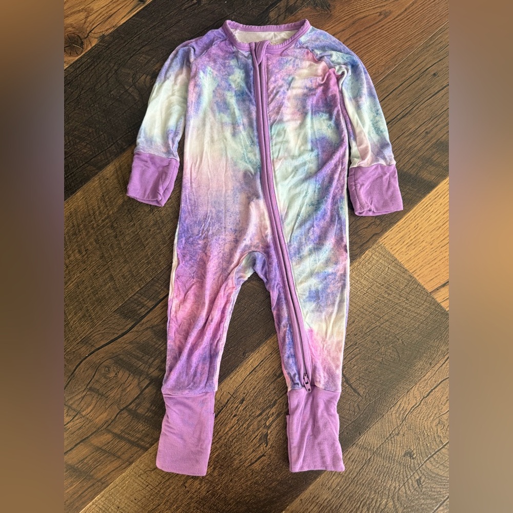 Little sleepies water color footie - Picture 3 of 6